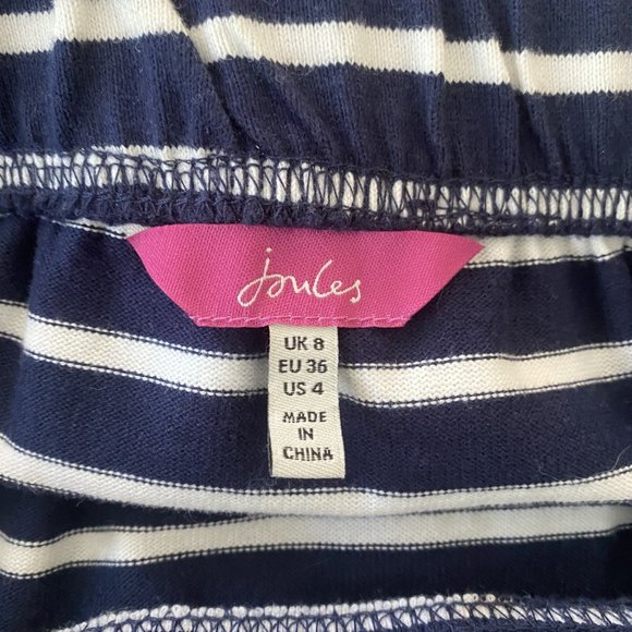 Joules Navy/White Stripe Nautical Portia Skirt Size 4- 200594 - Picture 5 of 9